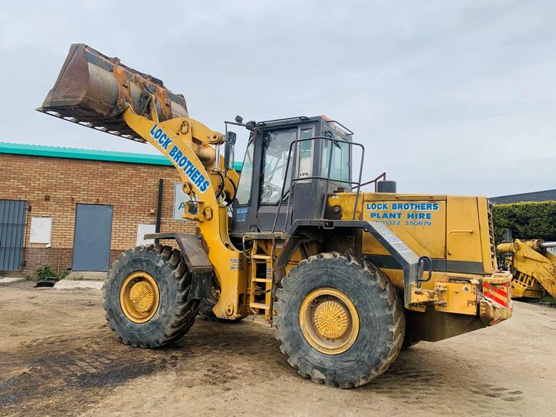 SAMSUNG SL150 WHEELED LOADING SHOVEL*C/W BUCKET*VIDEO*