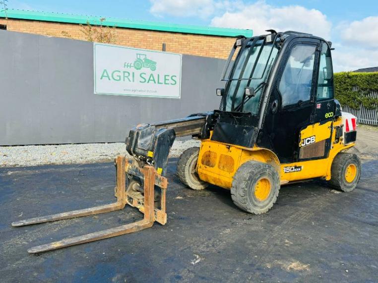JCB TLT35D 4WD TELETRUK*C/W PALLET TINES*NON RUNNER*YEAR 2014*VIDEO*