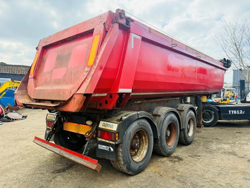 SCHMITZ TRI AXLE BULK TIPPING TRAILER*C/W EASY SHEET*VIDEO*
