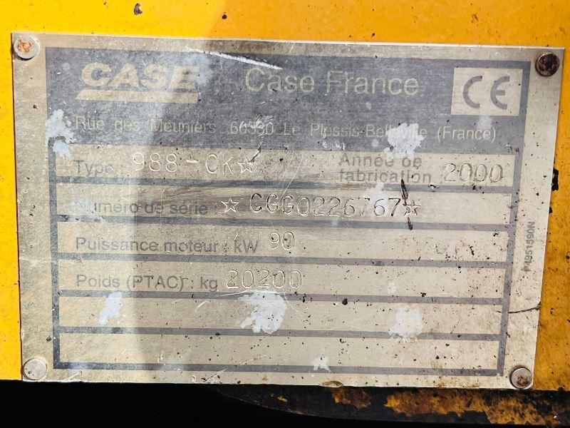 CASE 988-CK TRACKED EXCAVATOR C/W MAGNET GEAR & SCRAP GRAB *VIDEO*