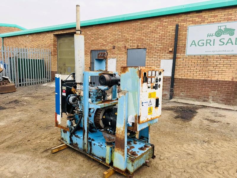 IVECO 3 CYLINDER GENERATOR* ON A SKID*VIDEO*