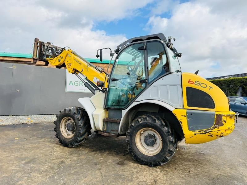 KRAMER 352-10 WHEEL LOADER*YEAR 2012*C/W PALLET TINES*VIDEO*