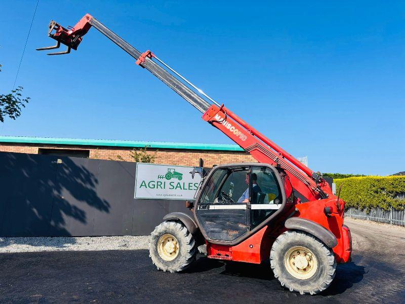 MANITOU MT 932 TELEHANDLER*C/W PALLET TINES*5197 HOURS*VIDEO*