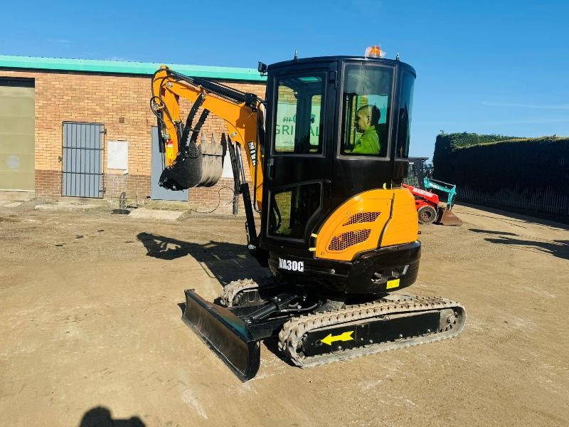 *NEW*MIVA 30C MINI EXCAVATOR*C/W BUCKET*YEAR 2025*VIDEO*