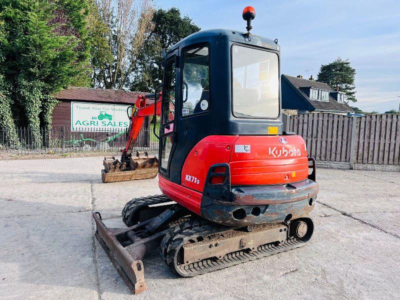 KUBOTA KX71-3 EXCAVATOR *YEAR 2014, 4211 HOURS, ONE OWNER FROM NEW*VIDEO*