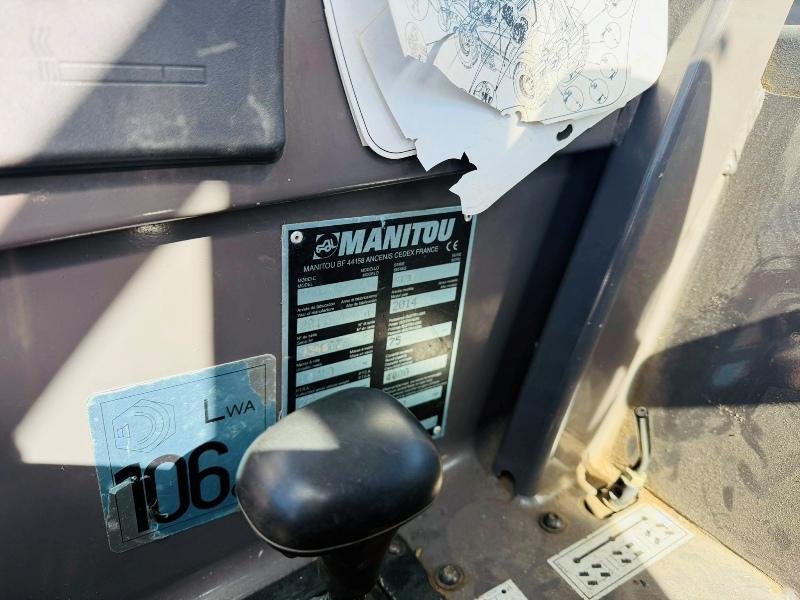MANITOU MT1840 TELEHANDLER*YEAR 2014* 5742 HOURS* VIDEO*