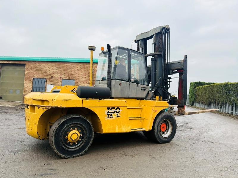 LINDE H150D 15 TONNE FORKLIFT*C/W JOYSTICK CONTROLS*VIDEO*
