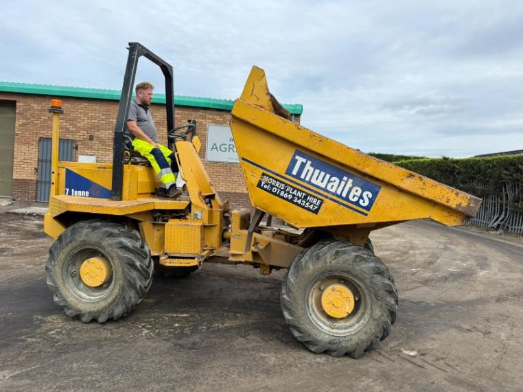 THWAITES 7 TONNE STRAIGHT TIP DUMPER*C/W PERKINS ENGINE*VIDEO*