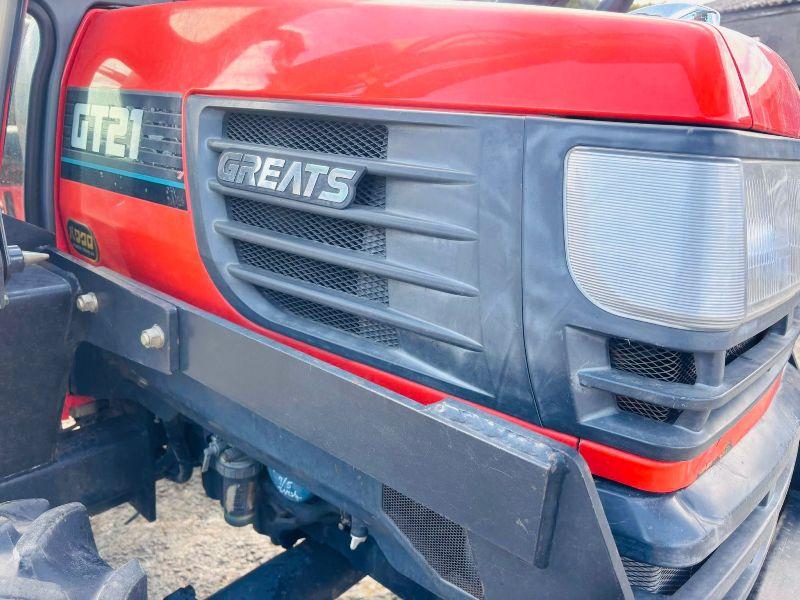 KUBOTA GT21 HALF TRACK TRACTOR*C/W FRONT LOADER AND BUCKET*VIDEO*