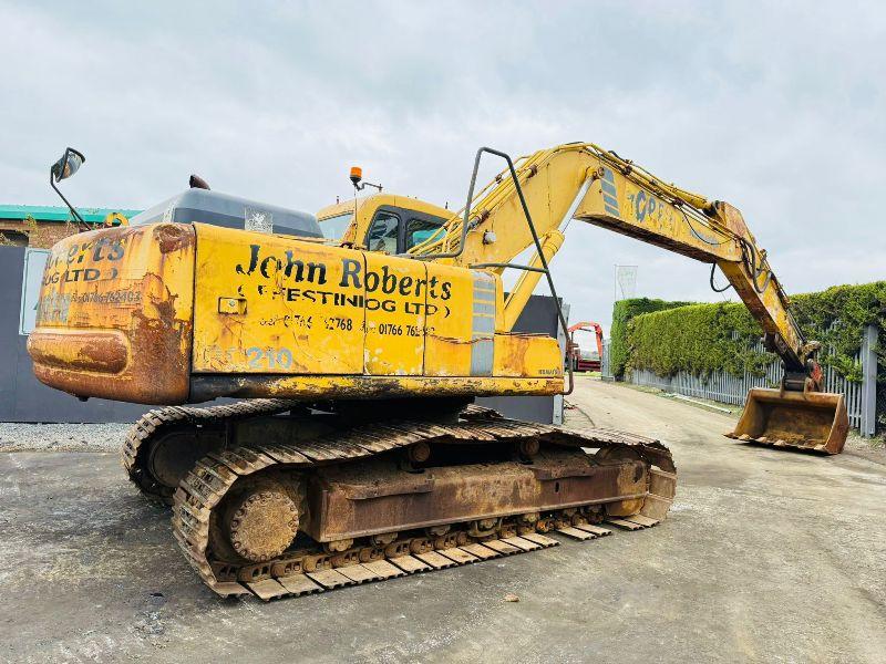 KOMATSU PC210 TRACKED EXCAVATOR*C/W BUCKET*VIDEO*