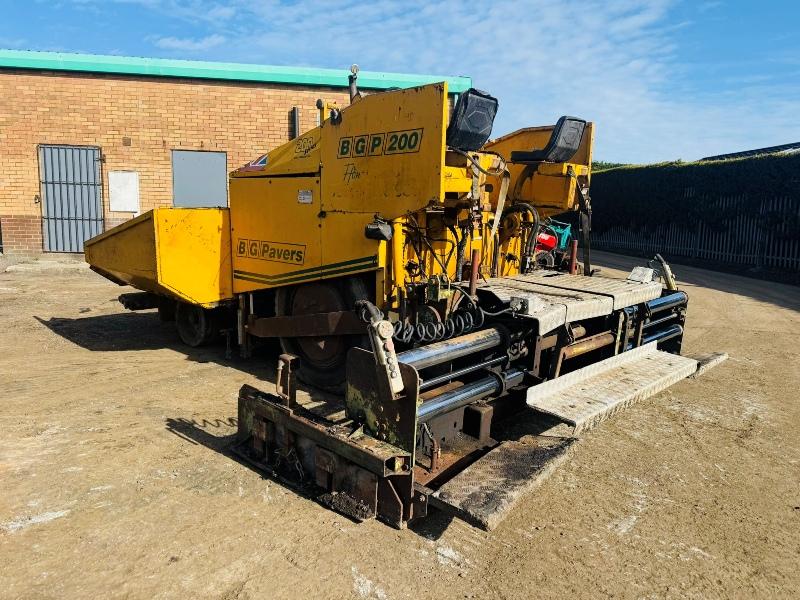 B.G.P 200-SE TARMAC PAVER*VIDEO*