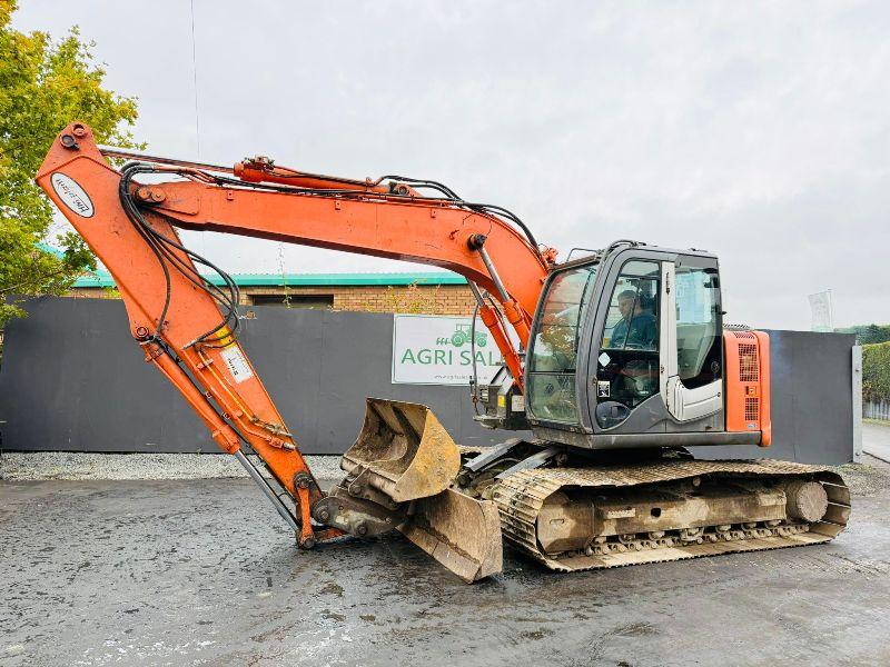 HITACHI ZX135US-3 TRACKED EXCAVATOR*ENGINE TAPPING*C/W BUCKET*VIDEO*