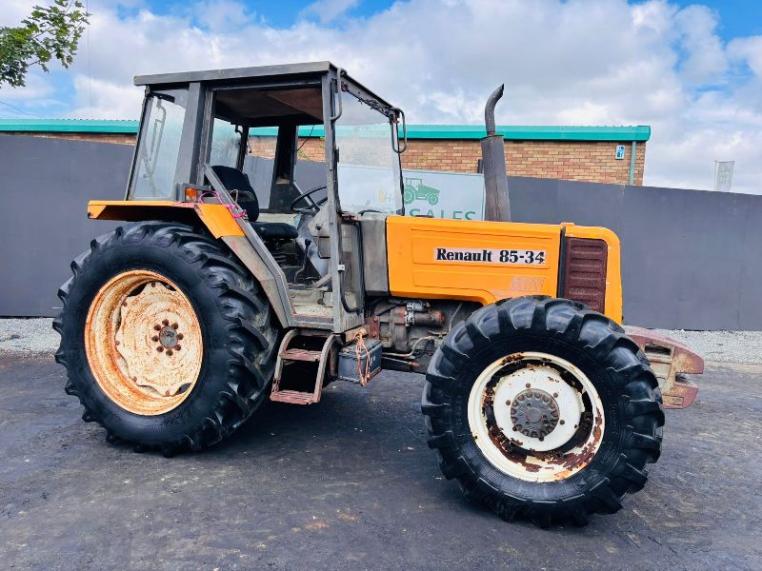 RENAULT 85-34 4WD TRACTOR*C/W REAR LINKAGE*VIDEO*