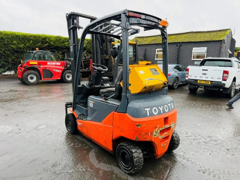 TOYOTA TRAIGO 48 18 ELECTRIC FORKLIFT*WONT CHARGE*VIDEO*