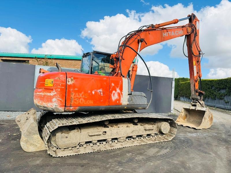 HITACHI ZX130LC-3 TRACKED EXCAVATOR*C/W 2 BUCKETS*VIDEO*