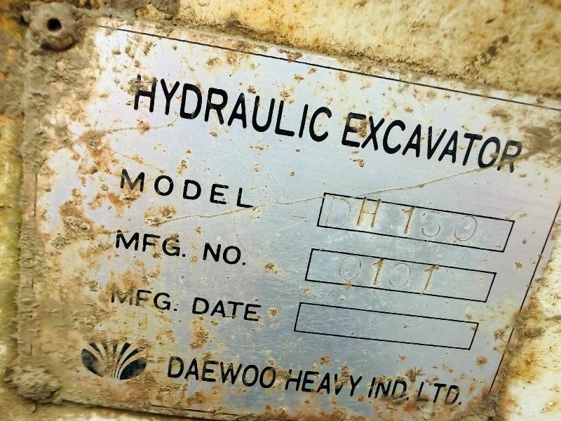 DAEWOO DH130 TRACKED EXCAVATOR*C/W BUCKET*VIDEO*
