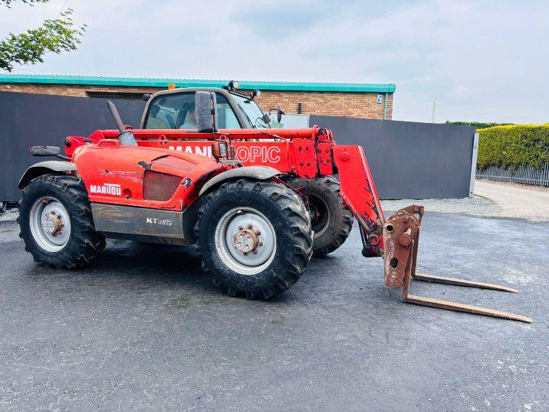 MANITOU MT932 TELEHANDLER *C/W PALLET TINES*VIDEO*