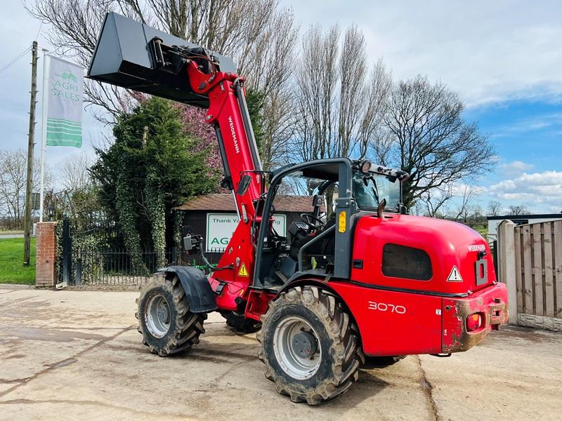 WEIDEMAN 3070CX 4WD TELEHANDLER *YEAR 2011* C/W BUCKET *VIDEO*
