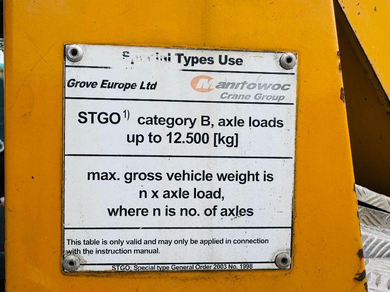 GROVE AP41.5 MOBILE CRANE*C/W HYDRAULIC SUPPORT LEGS*VIDEO*