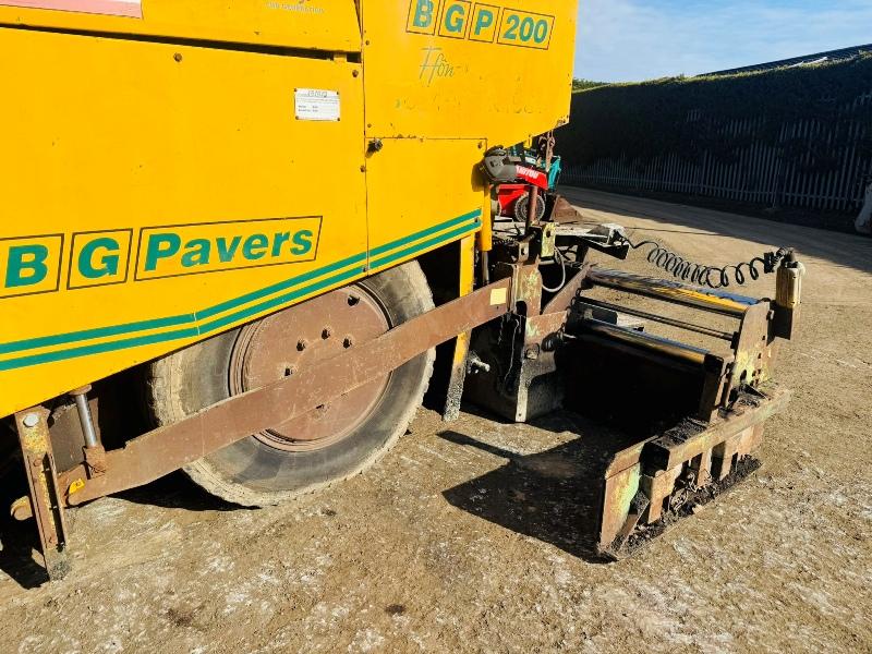 B.G.P 200-SE TARMAC PAVER*VIDEO*