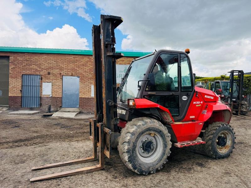 MANITOU M30-4 FORKLIFT*C/W PUH*YEAR 2017*5342 HOURS*VIDEO*