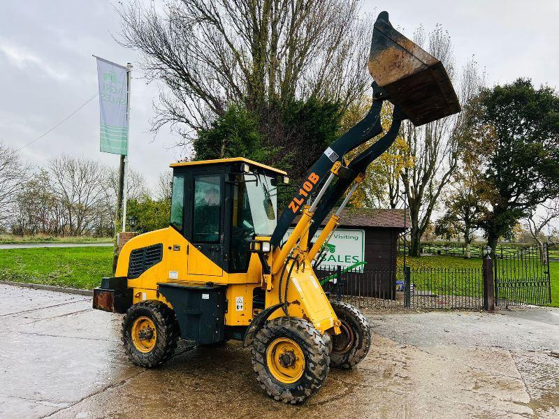 ZL10B 4WD LOADING SHOVEL C/W BUCKET * VIDEO *