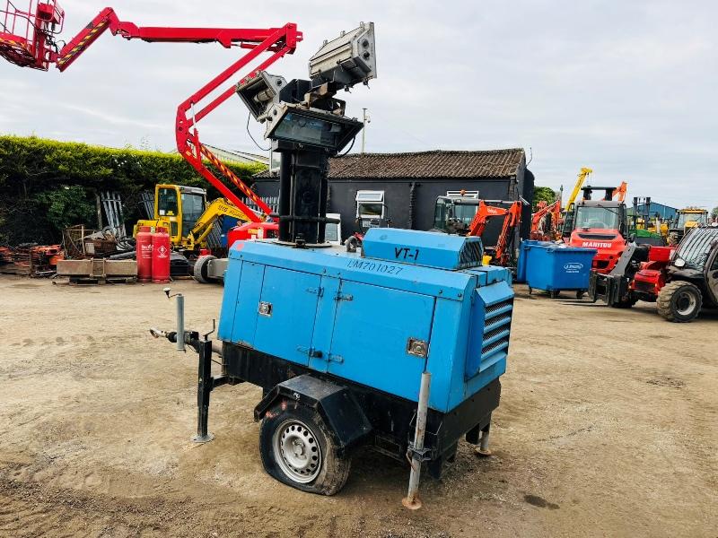VT1 LIGHTING TOWER *C/W 3 CYLINDER KUBOTA ENGINE*
