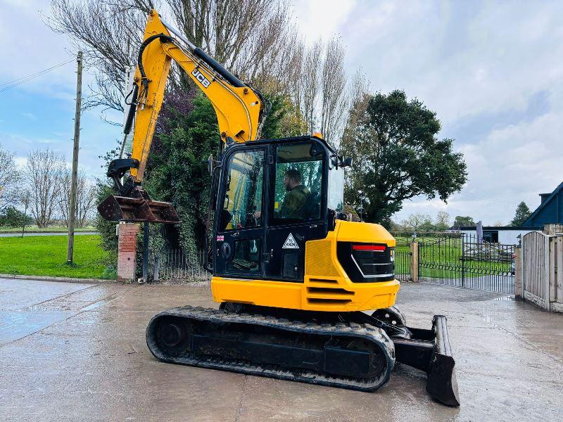 JCB 86C-1 EXCAVATOR *ZERO SWING, YEAR 2015* C/W QUICK HITCH *VIDEO*