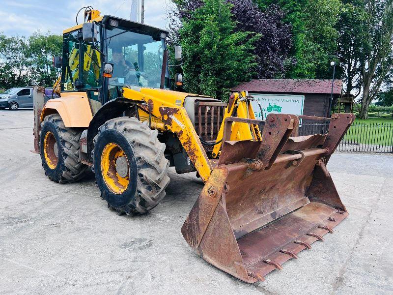 FERMEC 960 4WD EQUAL WHEELED BACKHOE DIGGER C/W REAR QUICK HITCH 