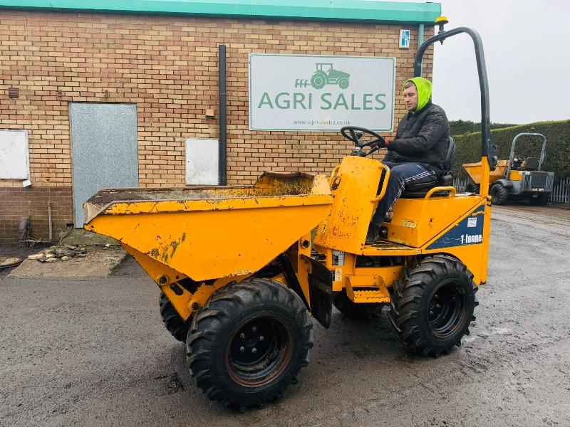 THWAITES 1 TONNE HIGH TIP DUMPER*YEAR 2017*1381 HOURS*VIDEO*