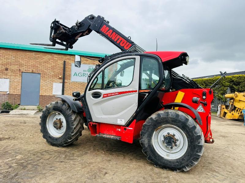 MANITOU MLT 737-130PS TELEHANDLER*YEAR 2018*C/W PALLET TINES*VIDEO*