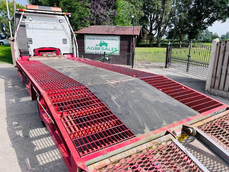 IVECO ML75E17 4X2 BEAVER TAIL LORRY C/W HYDRAULIC RAMPS *VIDEO* 