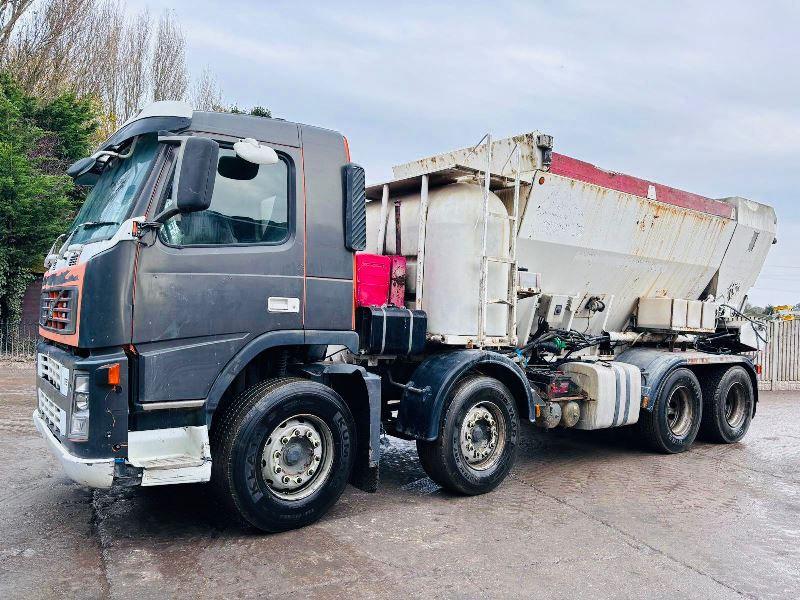 VOLVO FM VOLUMETERIC CEMENT MIXER 8X4 LORRY C/W MANUAL GEAR BOX *VIDEO*