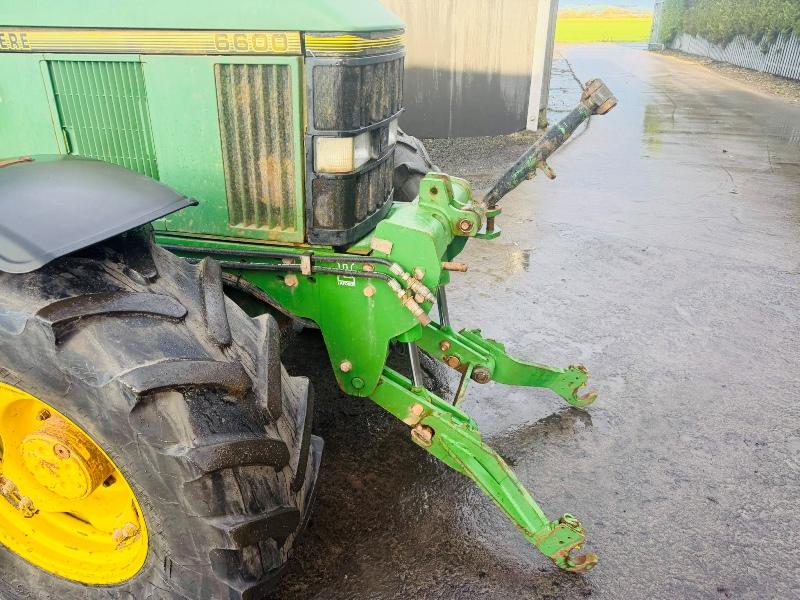 JOHN DEERE 6600 TRACTOR*C/W FRONT & REAR LINKAGE*VIDEO*