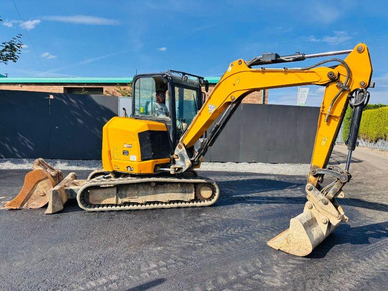 JCB 48Z-1 T3 TRACKED EXCAVATOR*YEAR 2020*C/W 3 BUCKETS*VIDEO*