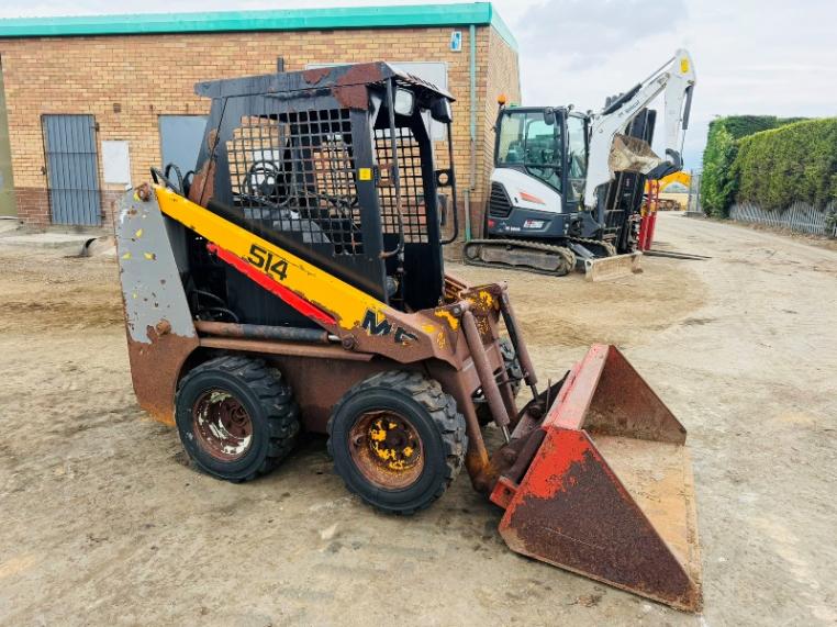 MASSEY FERGUSON 514 SKIDSTEER*SPARES AND REPAIRS*VIDEO*
