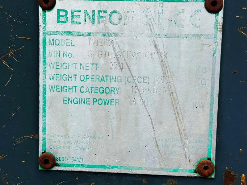 BENFORD TV1200 DOUBLE DRUM ROLLER*SPARES AND REPAIRS*VIDEO*