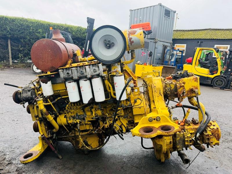KOMATSU PC650 EXCAVATOR ENGINE*IN WORKING ORDER*VIDEO*