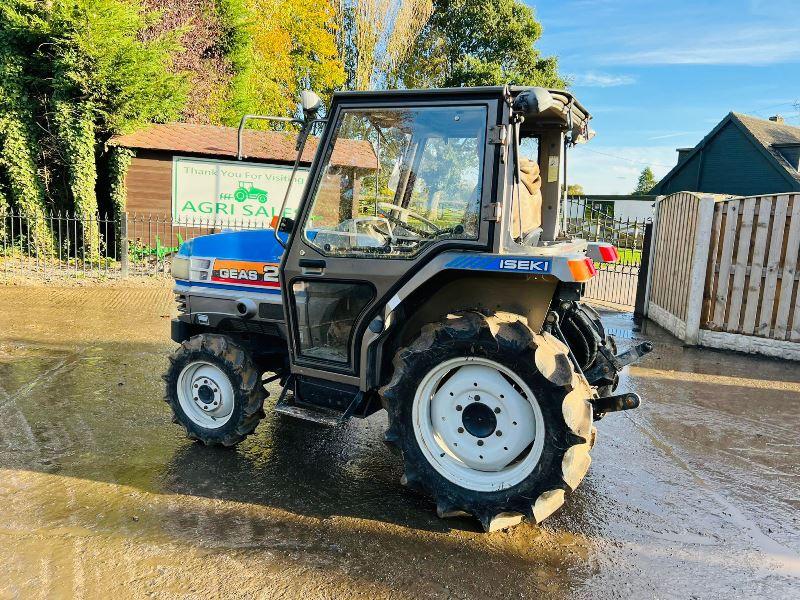 ISEKI TG21 4WD COMPAC TRACTOR * 1162 HOURS * C/W REAR LINKAGE 