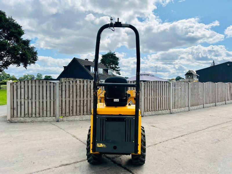 JCB 1THT 1 TON HIGH TIP DUMPER *YEAR 2016, 1147 HOURS* C/W ROLE BAR*VIDEO*