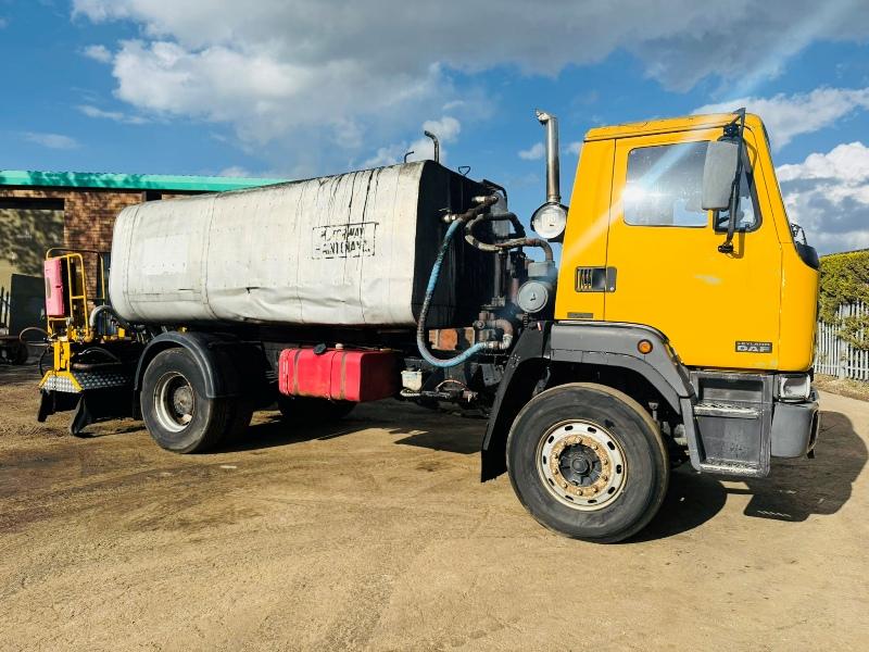 LEYLAND DAF 60-180 TURBO TAR SPRAYER LORRY*VIDEO*