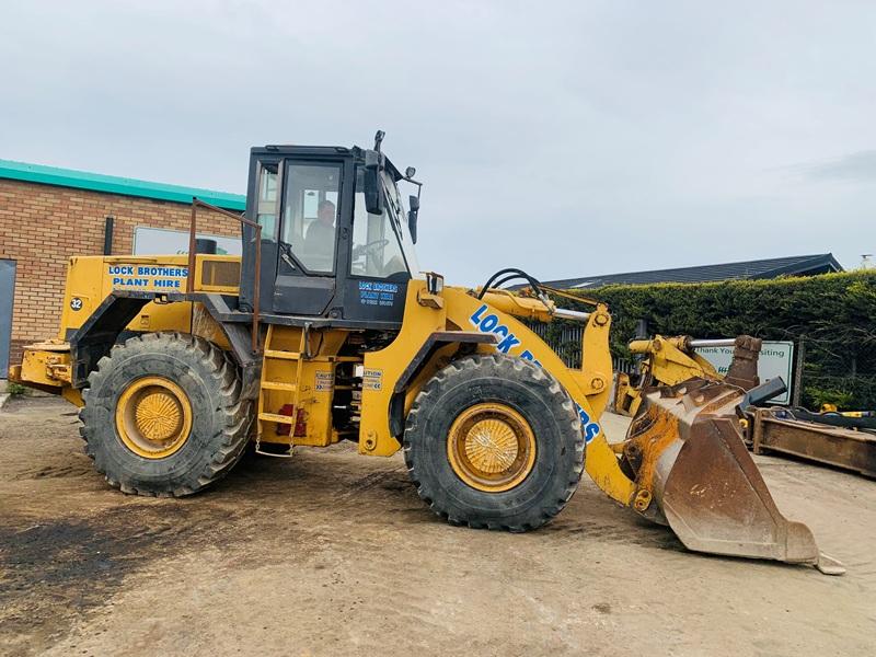 SAMSUNG SL150 WHEELED LOADING SHOVEL*C/W BUCKET*VIDEO*