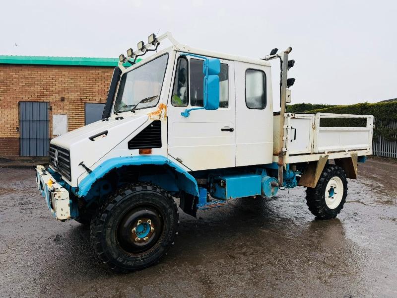 MERCEDES-BENZ AG UNIMOG U140L 4X4*C/W DROPSIDE*VIDEO*