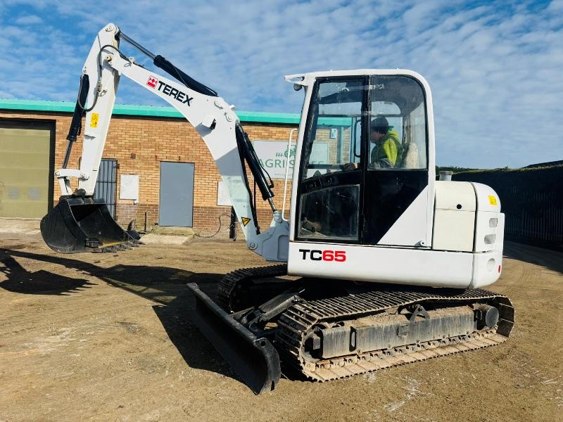 TEREX TC65 TRACKED EXCAVATOR*C/W ISUZU ENGINE*VIDEO*