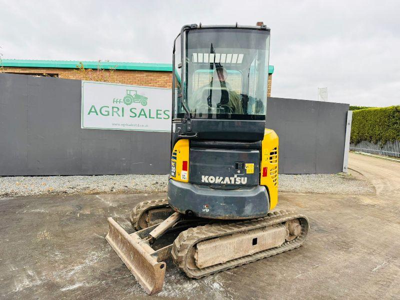 KOMATSU PC20MR EXCAVATOR*C/W BUCKET*YEAR 2010*VIDEO*