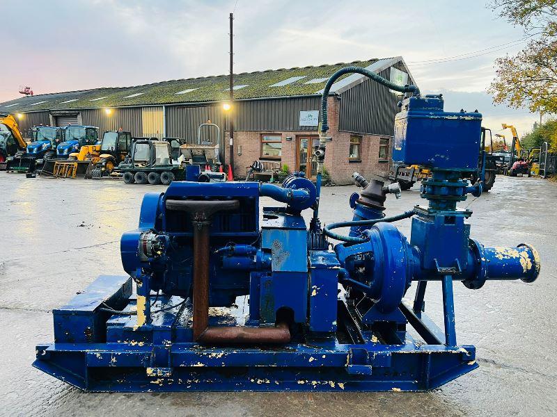 WATER PUMP C/W DEUTZ 4 CYLINDER ENGINE *VIDEO*