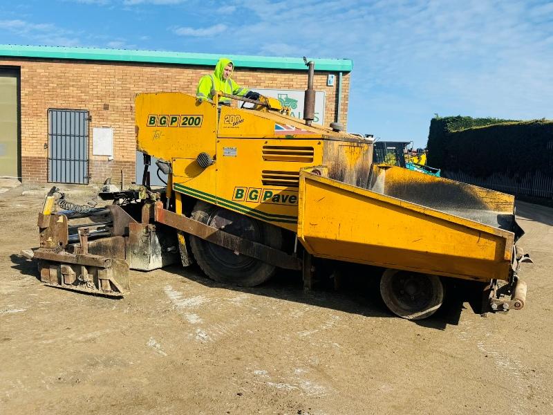 B.G.P 200-SE TARMAC PAVER*VIDEO*