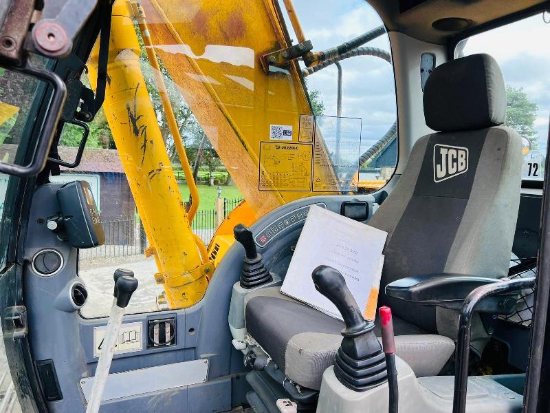 JCB JS220 TRACKED EXCAVATOR *4737 HOURS* C/W QUICK HITCH & ROTATING SELECTOR GRAB *VIDEO*