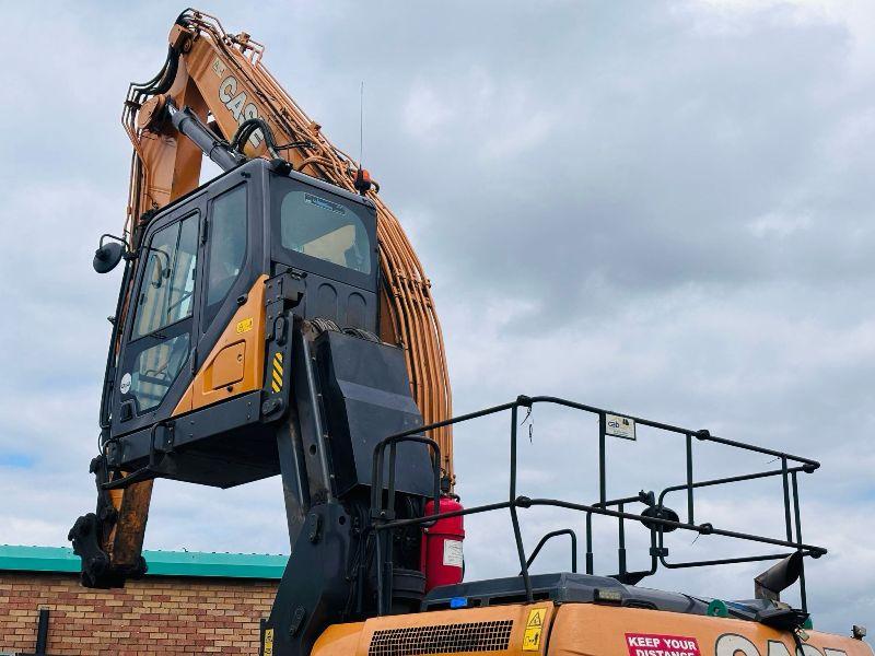 CASE CX290D HIGH RISE CABIN TRACKED EXCAVATOR *YEAR 2017* C/W QUICK HITCH *VIDEO*