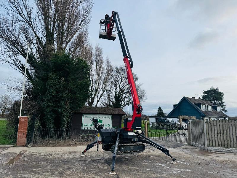 PLATFORM SPIDER 1380 TRACKED MAN LIFT *YEAR 2016* C/W TWIN AXLE PLANT TRAILER *VIDEO*